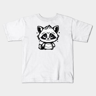 Friendly raccoon Kids T-Shirt